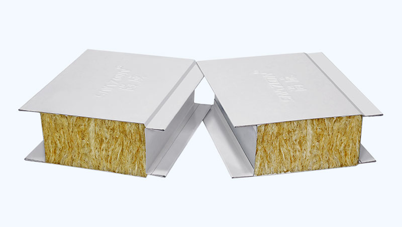 Fire prevention rockwool sandwich panel
